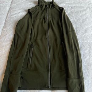 Lulu Lemon olive green zip up